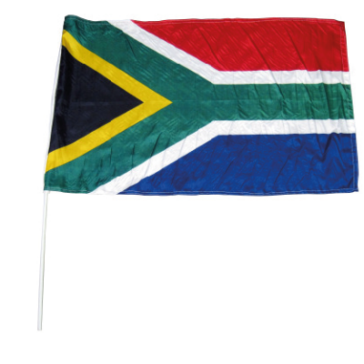 SA Flag With PVC Stick 60X90cm