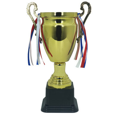 Trophy Metal with Ribbon 1042C 34cm